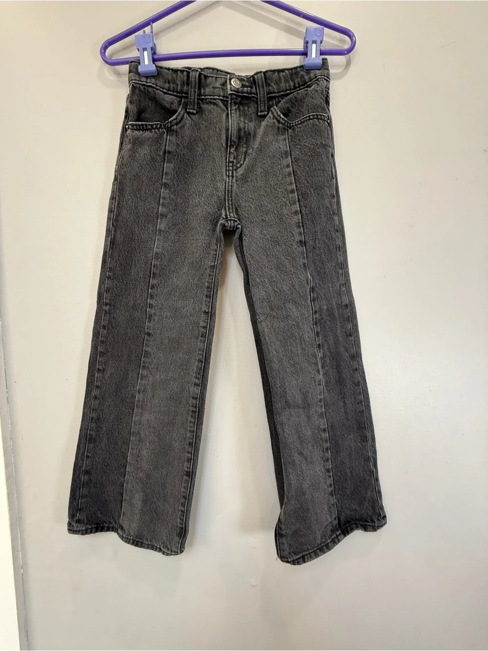 Old Navy Two-Tone Gray Black Flare Jeans